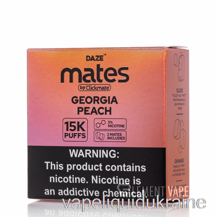 Vape Ukraine 7 Daze Mate Pods Georgia Peach